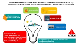 JORNADA PEDAGÓGICA PARA ADMINISTRADORES DE CONJUNTOS RESIDENCIALES Y/O PUBLICO EN GENERAL SOBRE   